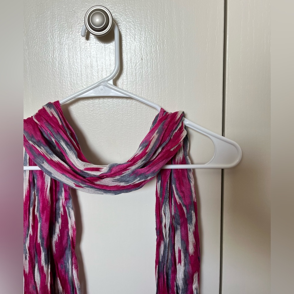 Pink scarf